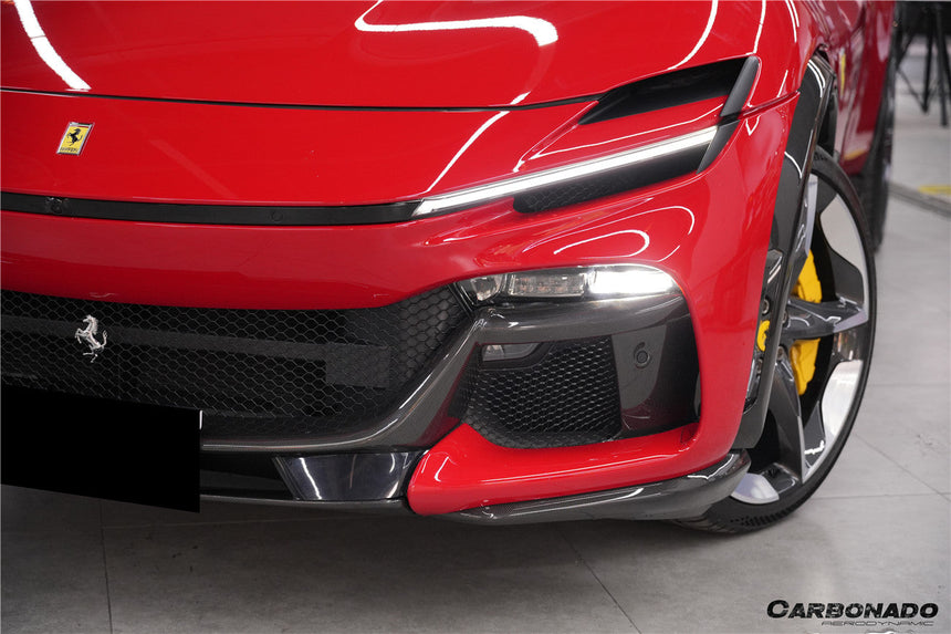2023-UP Ferrari Purosangue FUV Type F175 OEM Style Dry Carbon Fiber Fender Flare