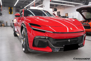 2023-UP Ferrari Purosangue FUV Type F175 OEM Style Dry Carbon Fiber Front Lip