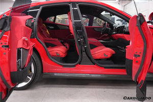 2023-UP Ferrari Purosangue FUV Type F175 OEM Style Dry Carbon Fiber Side Skirts