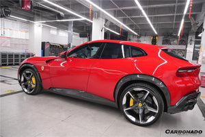 2023-UP Ferrari Purosangue FUV Type F175 OEM Style Dry Carbon Fiber Side Skirts