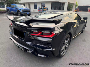 2020-2026 Corvette C8 Stingray Z06 Style Rear Bumper with Exhaust System