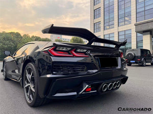 2020-2026 Corvette C8 Stingray and E-RAY And Z06 Autoclave Carbon Fiber Trunk Spoiler Wing