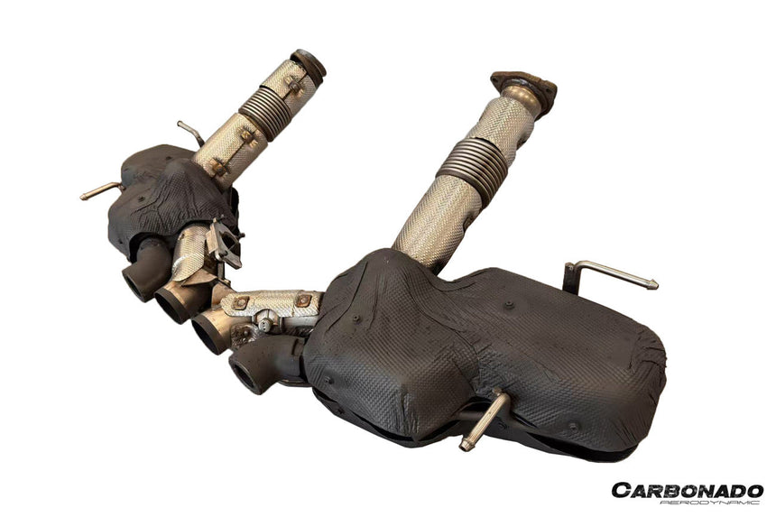 2020-2026 Corvette C8 Stingray Z06 Style Rear Bumper with Exhaust System
