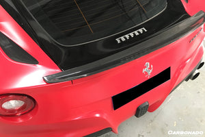 2012-2017 Ferrari F12 Berlinetta Carbon Fiber Trunk Spoiler Carbonado (DC)