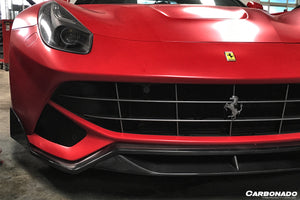 2012-2017 Ferrari F12 Berlinetta Carbon Fiber Front Lip Carbonado (DC)