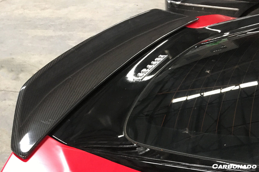 2012-2017 Ferrari F12 Berlinetta Carbon Fiber Trunk Spoiler Carbonado (DC)