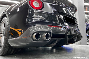 2012-2017 Ferrari F12 Berlinetta Carbon Fiber Rear Diffuser Carbonado (RS)