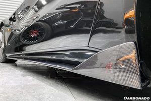 2012-2017 Ferrari F12 Berlinetta Carbon Fiber Side Skirts Carbonado (DC)