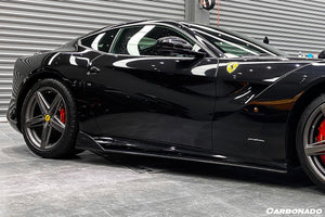 2012-2017 Ferrari F12 Berlinetta Carbon Fiber Side Skirts Carbonado (DC)