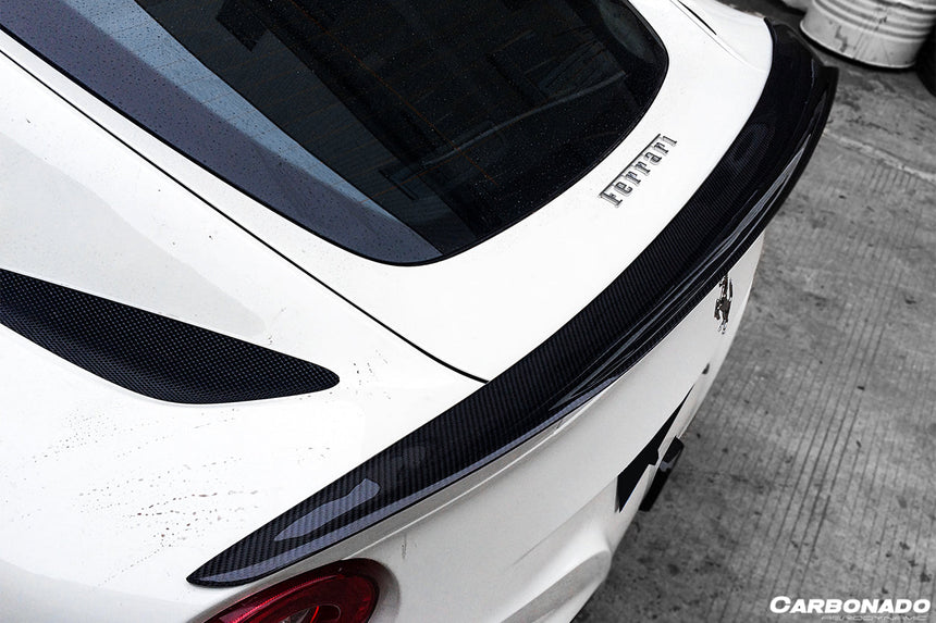 2012-2017 Ferrari F12 Berlinetta Carbon Fiber Trunk Spoiler Carbonado (RS)