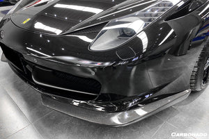 2010-2015 Ferrari 458 Italia and Spider Carbon Fiber Front Lip Carbonado (AP)