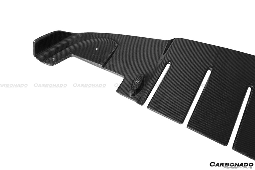 2010-2015 Ferrari 458 Italia and Spider Carbon Fiber Rear Diffuser Lip Carbonado (AV)