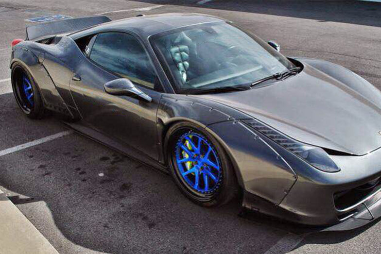 2010-2015 Ferrari 458 Italia and Spider Partial Carbon Fiber Aero Full Body Kit Carbondo (DE)