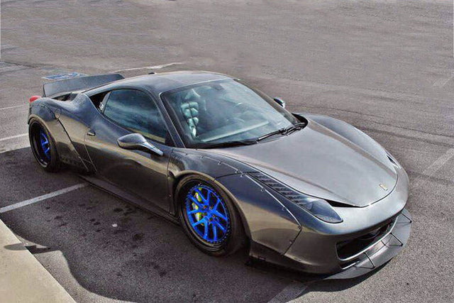 2010-2015 Ferrari 458 Italia and Spider Partial Carbon Fiber Aero Full Body Kit Carbondo (DE)