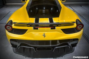 2010-2015 Ferrari 458 Italia and Spider Carbon Fiber Trunk Spoiler Carbondo (VT)
