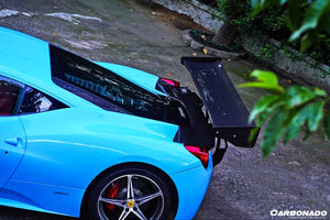 2010-2015 Ferrari 458 Italia and Spider Trunk Spoiler Carbonado (SR)