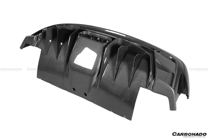2010-2015 Ferrari 458 Italy & Spider VRS Style Rear Bumper With Tips