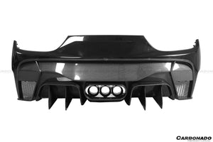 2010-2015 Ferrari 458 Italy & Spider VRS Style Rear Bumper With Tips