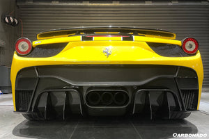 2010-2015 Ferrari 458 Italy & Spider VRS Style Rear Bumper With Tips