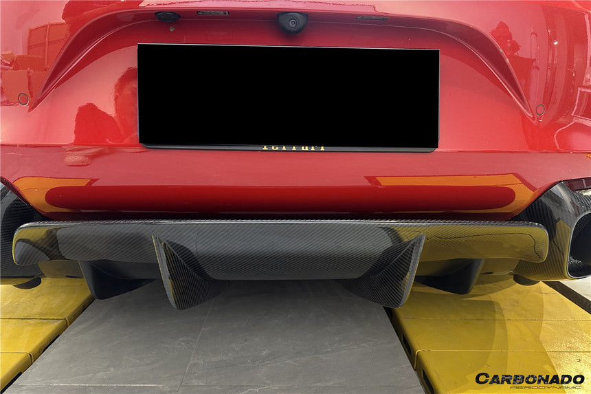 2017-2026 Ferrari 812 Superfast OEM Style Dry Carbon Fiber Rear Lip