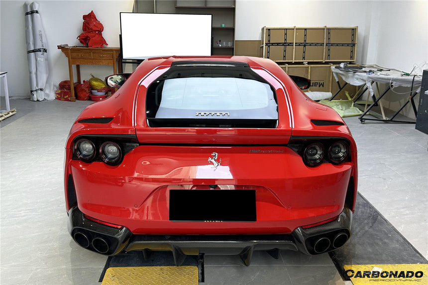 2017-2026 Ferrari 812 Superfast OEM Style Dry Carbon Fiber Rear Lip