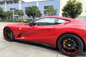 2017-2026 Ferrari 812 Superfast GTS OE Style Dry Carbon Fiber Side Skirts