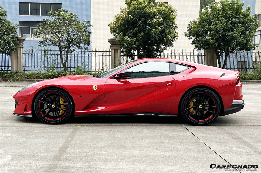2017-2026 Ferrari 812 Superfast GTS OE Style Dry Carbon Fiber Side Skirts