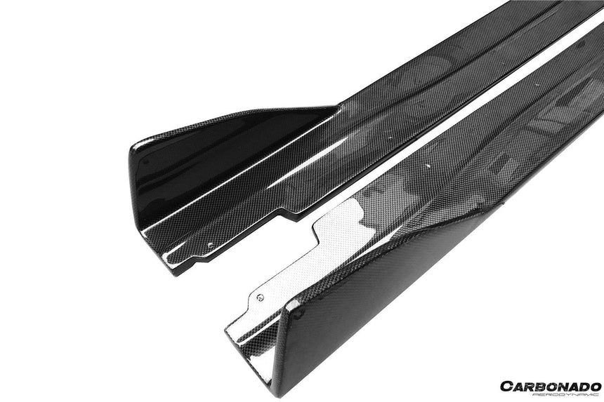 2012-2017 Ferrari F12 Berlinetta Carbon Fiber Side Skirts Carbonado (DC)