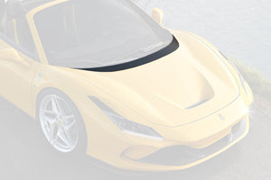 2019-2024 Ferrari F8 OE Style Autoclave Carbon Fiber Front Hood Trim