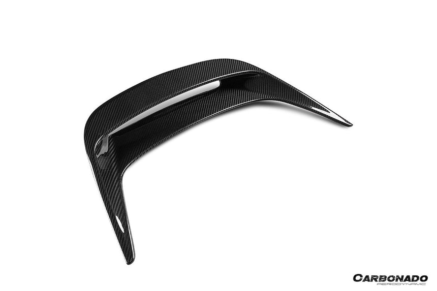 2019-2024 Ferrari F8 NVT Style Autoclave Carbon Fiber Hood Vents