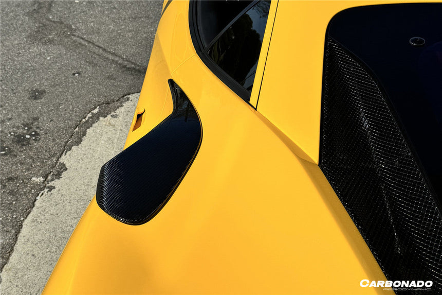 2015-2024 Ferrari 488 GTB Spider And F8 MSY Style Carbon Fiber Side Air Intake Flaps