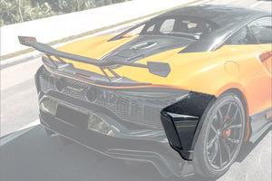 2023-UP McLaren Artura Coupe | Spider AM Style Autoclave Carbon Fiber Rear Bumper Side Panels