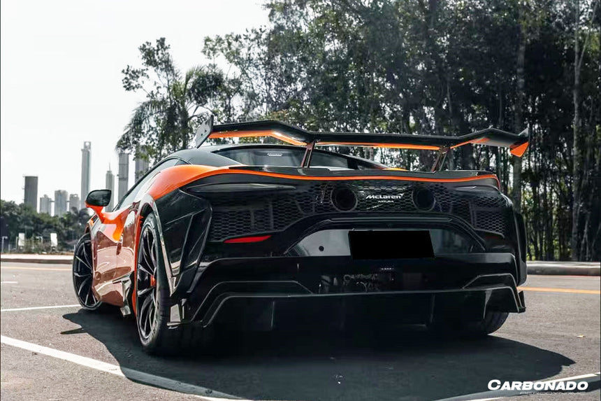 2023-UP McLaren Artura Coupe | Spider AM Style Autoclave Carbon Fiber Rear Bumper Side Panels