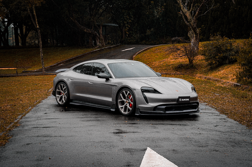 Porsche Taycan Dry Carbon Fiber Full Kit - Zacoe