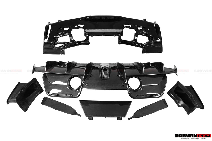 2015-2020 Ferrari 488 GTB | Spider Partial Carbon Fiber Full Body Kit - DarwinPRO Pista Design
