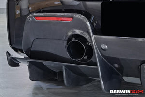 2015-2020 Ferrari 488 Spider Pista Style Carbon Fiber Rear Bumper And Wing