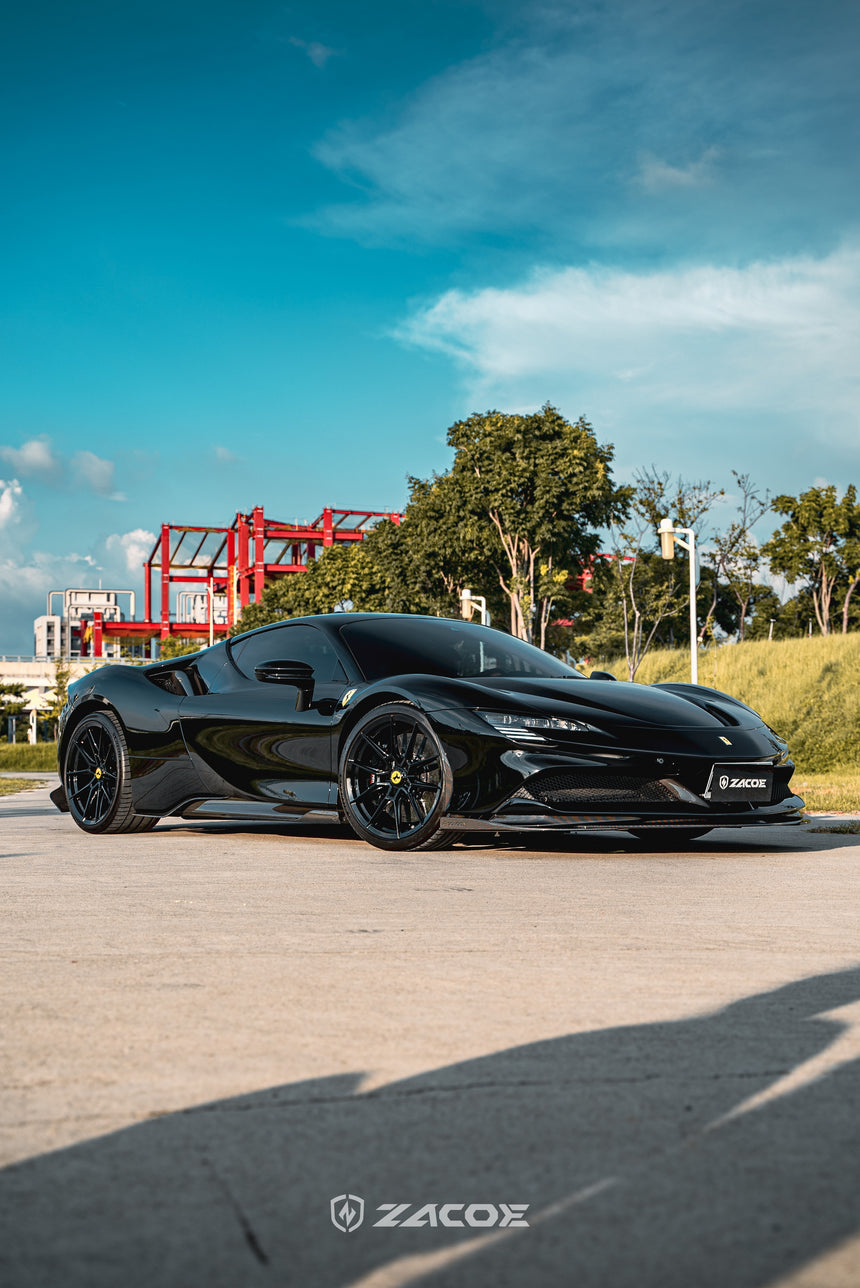 Dry Carbon Fiber Ferrari SF90 Stradale Full Body Kit - Zacoe