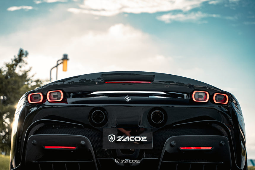 Dry Carbon Fiber Ferrari SF90 Stradale Rear Diffuser - Zacoe