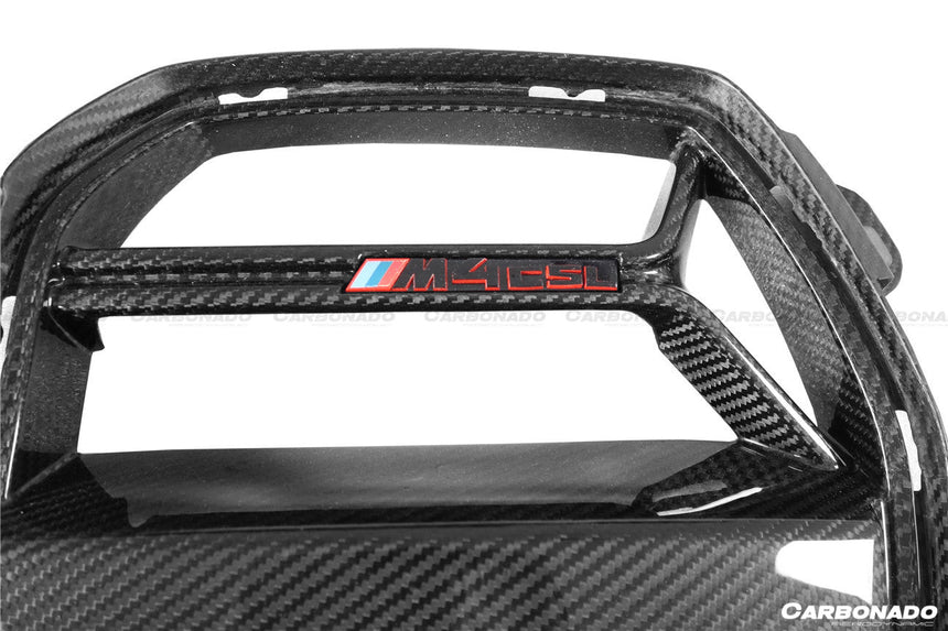 2021-UP BMW M3 G80 M4 G82/G83 CSL Style DRY Carbon Fiber Grill (FOR ACC CAR)