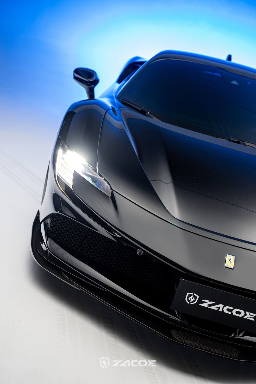 Dry Carbon Fiber SF90 Stradale Front Lip - Zacoe