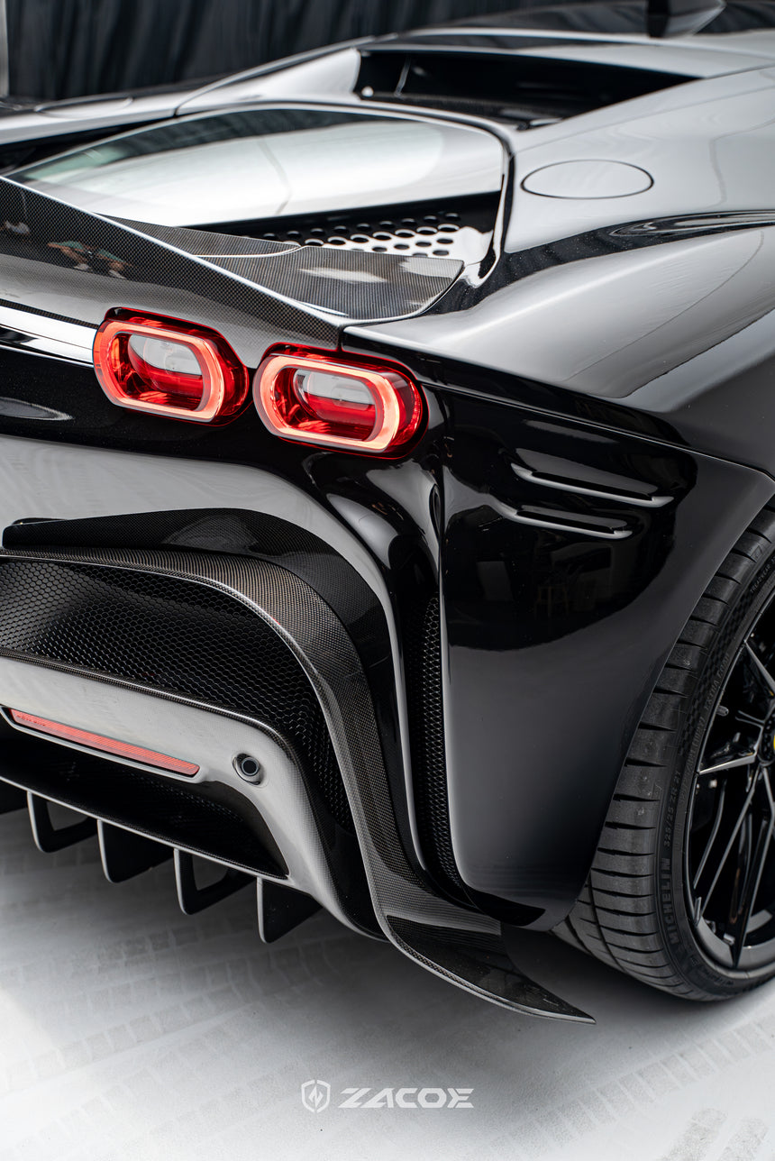 Dry Carbon Fiber Ferrari SF90 Stradale Spoiler - Zacoe