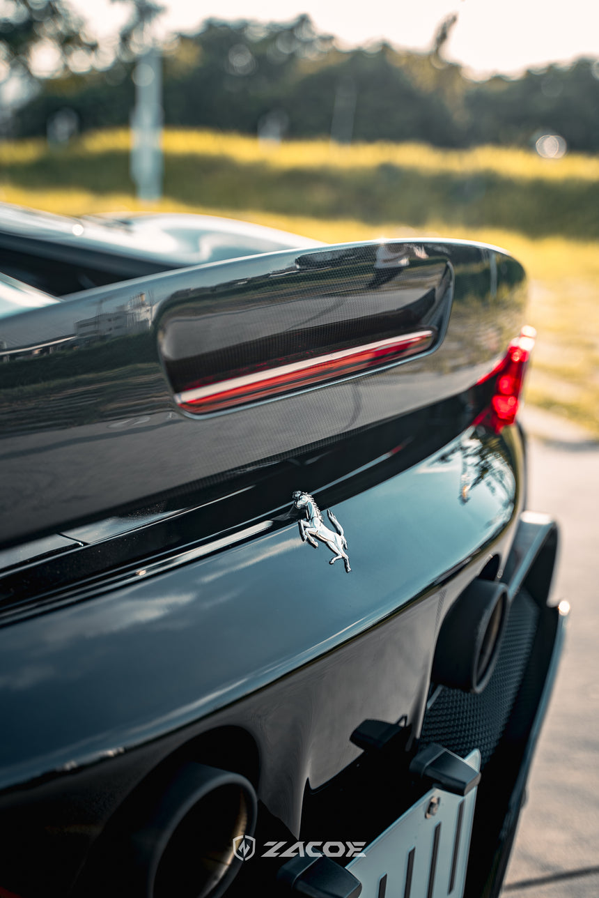 Dry Carbon Fiber Ferrari SF90 Stradale Spoiler - Zacoe