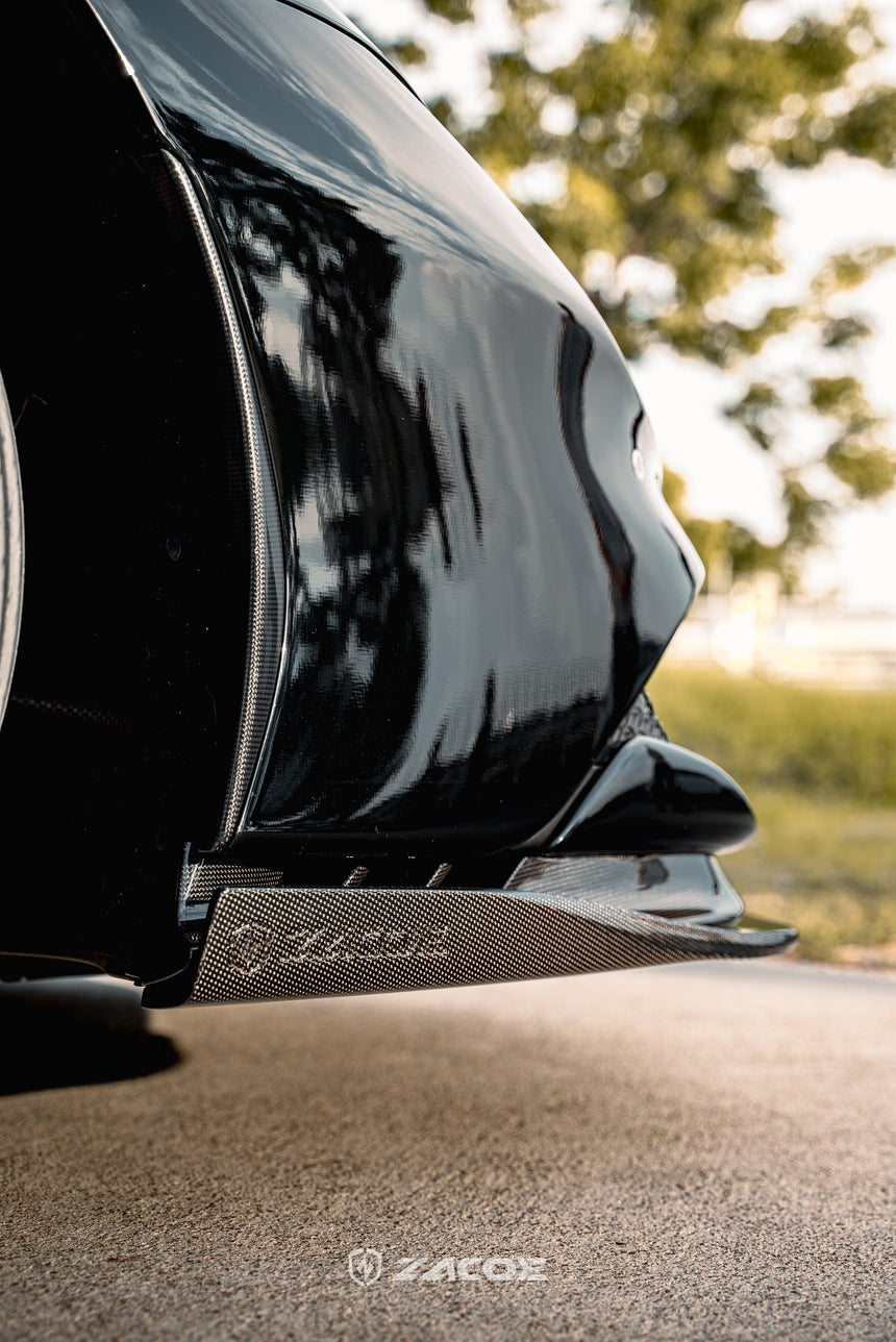 Dry Carbon Fiber SF90 Stradale Front Lip - Zacoe