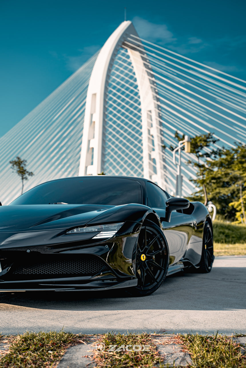 Dry Carbon Fiber Ferrari SF90 Stradale Full Body Kit - Zacoe