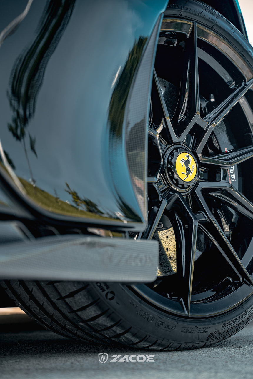 Dry Carbon Fiber SF90 Stradale Front Lip - Zacoe