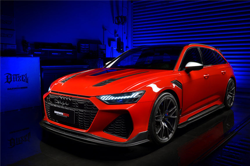 2019-2022 Audi RS6 Avant C8 BKSS Style Front Lip
