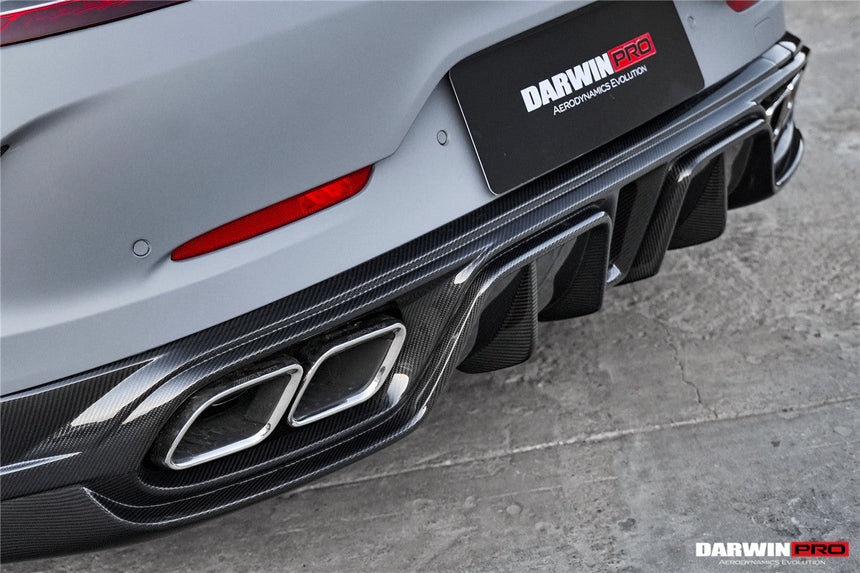 2019-2024 Mercedes Benz AMG GT50 GT53 GT43 4Door Coupe X290 IMP Performance Rear Diffuser With Exhaust tips