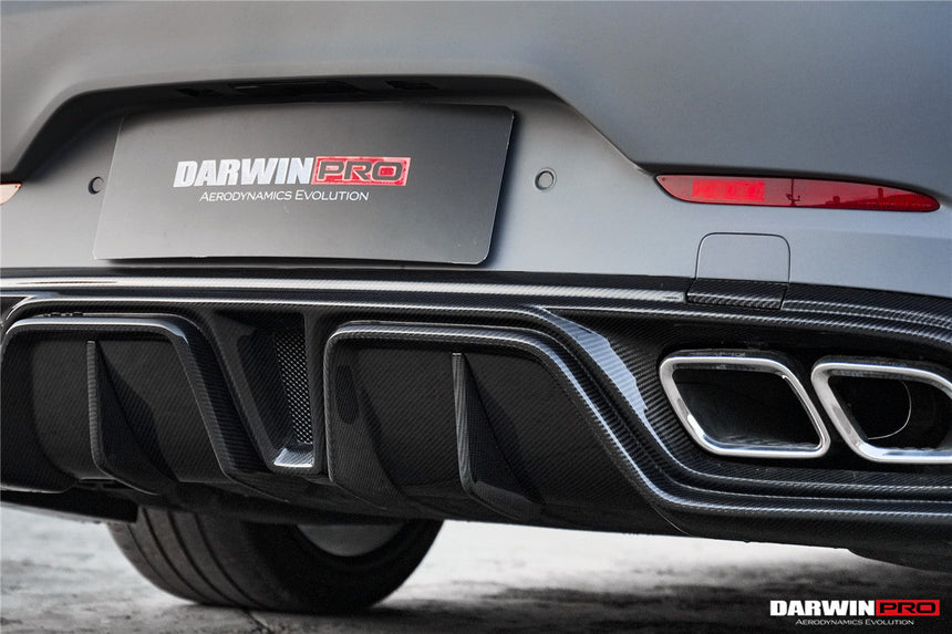 2019-2024 Mercedes Benz AMG GT50 GT53 GT43 4Door Coupe X290 IMP Performance Rear Diffuser With Exhaust tips