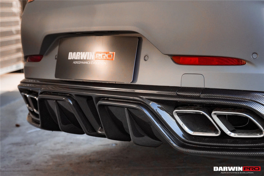 2019-2024 Mercedes Benz AMG GT50 GT53 GT43 4Door Coupe X290 IMP Performance Rear Diffuser With Exhaust tips