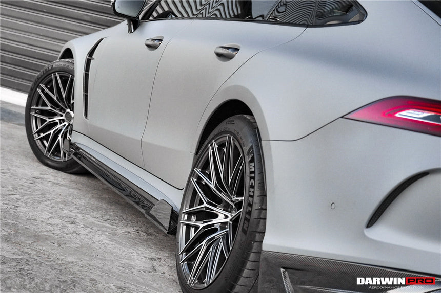 2019-2024 Mercedes Benz AMG GT50 GT53 GT43 4Door Coupe X290 IMP Performance Side Skirts Under Board